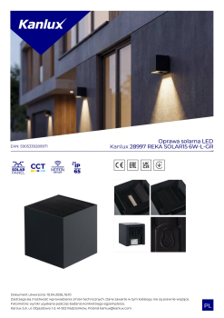 Kanlux LED Solarleuchte REKA CCT 3000/4000/6500K Mikrowellen Sensor grau 6W IP65 28997