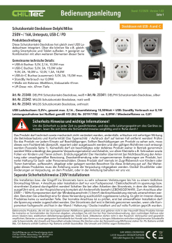 DELPHI Schutzkontakt-Steckdose weiß UP USB A + C / PD 23340