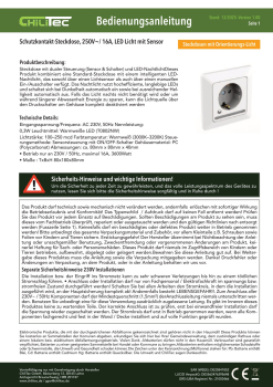 DELPHI Schutzkontakt-Steckdose mit LED weiß UP, Licht mit Sensor 24083