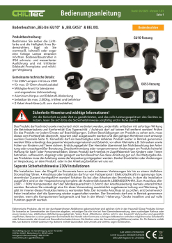 Bodeneinbauleuchte BEL GX53 XXL rund ØxT 14x7cm IP65 Bodenleuchte extrabreiter Rahmen 23551