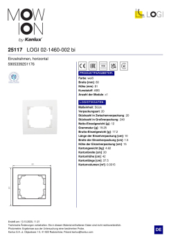Preview: LOGI 1-fach Rahmen Einzelrahmen Steckdosenabdeckung Weiss 25117