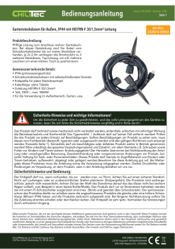Gartensteckdose IP44 Außen - 3-fach Einzelsteckdosen mit Deckel und Erdspieß 23242
