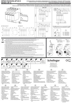 Schelinger Überspannungsschutz 4P 20kA(8/20) Typ T2 (C) A51-SPD01-4P-C