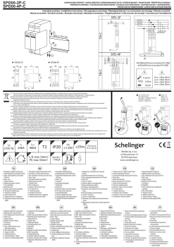 Schelinger Überspannungsschutz MINI 4P KLASSE T2 (C) 40kA A51-SPD00-4P-C