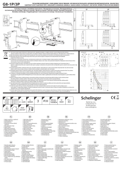 Schelinger Leitungsschutzschalter G8 6kA 1-4P B/C 2-63A VDE