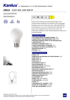 LED Lampe XLED A60 2700K E27 10W Leuchtmittel 1520Lm warmweiss matt 29615