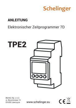 Schelinger Zeitschaltuhr elektronisch 7D A26-TPE2