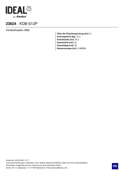 Sicherungskasten ABS KDB S12P 12 Module Aufputz 23624