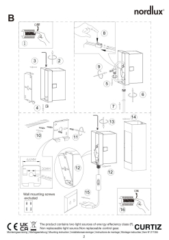Dänische LED Wandleuchte Curtiz mattweiss Nordlux Alu 2700K Moodmaker dimmer 2110551001