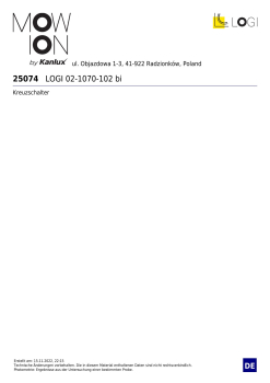 Preview: LOGI Kreuzschalter Weiss Unterputz 25074