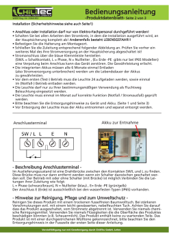 ChiliTec LED Fluchtwegleuchte IP65 "NL-W1" 30 LEDs, Erkennungsweite 25m, Wandmontage 21650