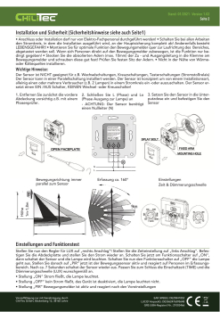 Bewegungsmelder 160° 3-Draht PIR UP, LED geeignet, weiß 21250
