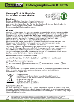 ChiliTec LED Fluchtwegleuchte IP65 "NL-W1" 30 LEDs, Erkennungsweite 25m, Wandmontage 21650