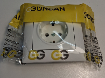 Preview: Gunsan Visage Steckdose Unterputz Weiss 1281100200115 günsan electric