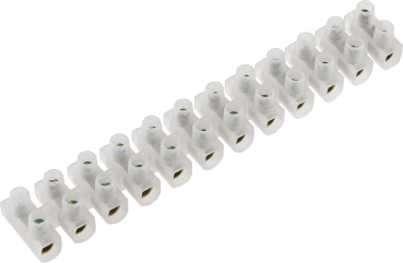 Preview: Lüsterklemmen transparent 10-16mm², 12 Klemmen Messingeinsatz, 17906