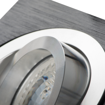 Preview: Deckeneinbauleuchte Seidy Kanlux schwarz CT-DTL50-B Einbauspot