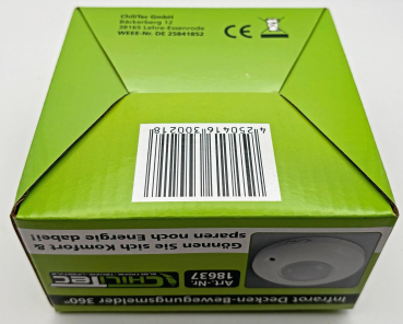 Bewegungsmelder PIR 360° "CBM" IP20 3-Draht weiß 18637