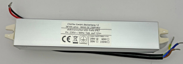 Preview: LED Trafo IP67 12VDC 1-20W 19438, wasserdicht