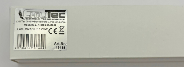 LED Trafo IP67 12VDC 1-20W 19438, wasserdicht