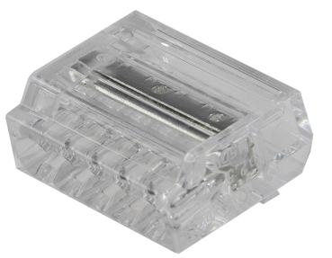 Preview: Steckbare Dosenklemmen, 50er Pack, 1-polig, 5 Klemmstellen, 1-2,5mm², 19487