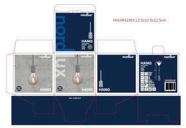 Pendelleuchte Nordlux Hang Pendel grau E27 Porzellan 2010013010