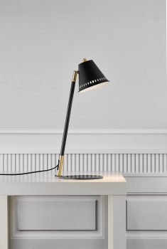 Preview: Dänische Tischleuchte Nordlux Pine schwarz GU10 Tischlampe Table 2010405003