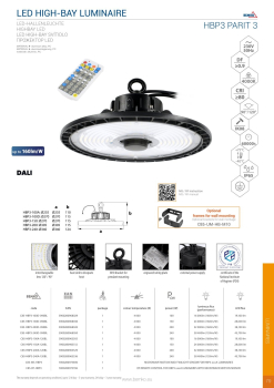 Bemko LED High Bay PARIT 100W 90° 4000K 16000Lm IP65 Hallentiefstrahler DALI
