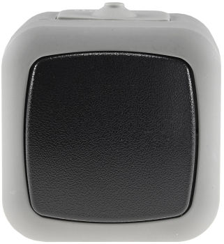 Preview: Feuchtraum Wechsel-Schalter IP44 grau ChiliTec 20467