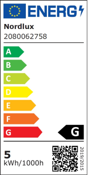 Preview: LED Leuchtmittel Nordlux 5W E27 250Lm Filament ST64 Gold dimm
