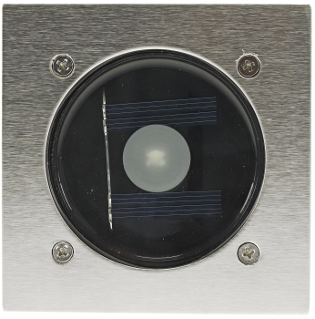 ChiliTec Solar LED Bodenstrahler "CTB-E" eckig IP44 Edelstahl-Front 20839