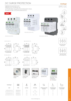 Schelinger Überspannungsschutz 3P 20kA DC 1000V Typ T2 (C) A52-SPD-GDT-DC-3P-T2