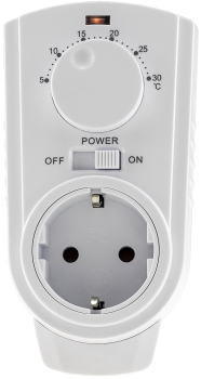 Steckdosen-Thermostat "ST-35 ana" 3500W AUS/AUTO 230V Heizgeräte Klimageräte 21091