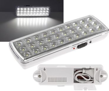 ChiliTec LED Notleuchte "CTNL-30 SMD" Sicherheitsleuchte Lithium Akku Notbeleuchtung 2W 21505