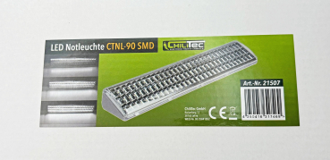 ChiliTec LED Notleuchte "CTNL-90 SMD" Sicherheitsleuchte Lithium Akku Notbeleuchtung 9W 21507