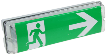 ChiliTec LED Fluchtwegleuchte IP65 "NL-W1" 30 LEDs, Erkennungsweite 25m, Wandmontage 21650