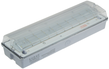 ChiliTec LED Fluchtwegleuchte IP65 "NL-W1" 30 LEDs, Erkennungsweite 25m, Wandmontage 21650