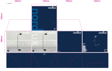 Skandinavische Stehlampe Freya Nordlux schwarz E14 Standleuchte