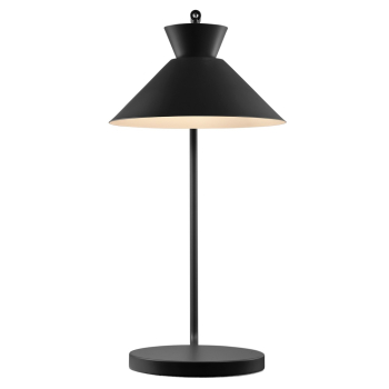 Dänische Tischlampe Dial Nordlux schwarz E27 nordische Tischleuchte 2213385003