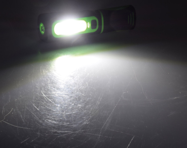 LED Arbeitsleuchte 3W "FlexiLED 300+" Akku 250lm COB Stableuchte mit Ladeschale Magnethalter 22149