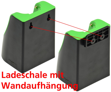 LED Arbeitsleuchte 3W "FlexiLED 300+" Akku 250lm COB Stableuchte mit Ladeschale Magnethalter 22149