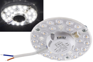 Preview: ChiliTec LED Modul "UM12nw" Ø12cm 12W 4000K 1300Lm Magnethalter 22323 - Leuchten Umrüstung
