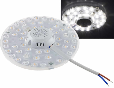 ChiliTec LED Modul "UM24nw" Ø180mm 25W 4000K 2700Lm Magnethalter 22327 für Leuchten Umrüstung