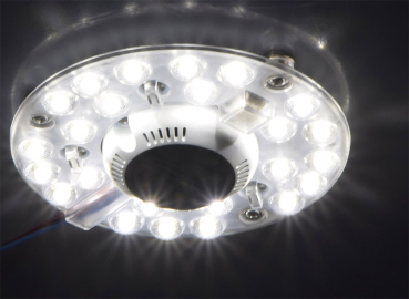 ChiliTec LED Modul "UM24nw" Ø180mm 25W 4000K 2700Lm Magnethalter 22327 für Leuchten Umrüstung