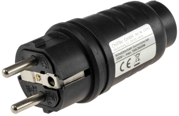 ChiliTec Gummistecker Schutzkontakt IP44 Außen 22352
