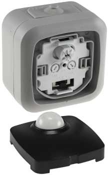 Feuchtraum PIR Bewegungsmelder IP54, 120°, 2-500W, ChiliTec 22421