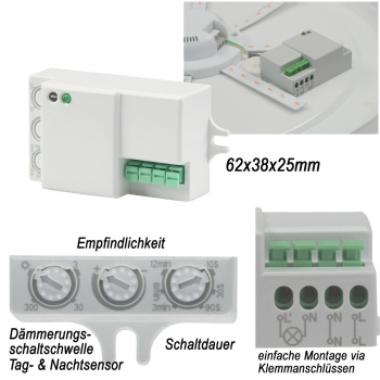 HF Bewegungsmelder "CBM extend" 230V 180/360° ChiliTec 22426
