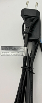 ChiliTec Netzkabel mit Schnurschalter blanke Enden 2m schwarz 22518