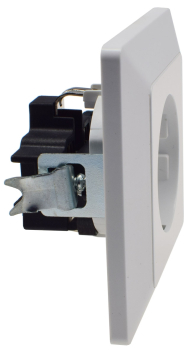 MILOS Steckdose Matt Weiß mit erhöhtem Berührungsschutz, Klemmanschluss 22770
