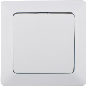 MILOS Taster Matt Weiß mit Rahmen 22778