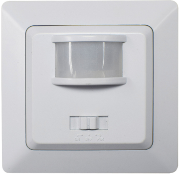 Preview: MILOS Bewegungsmelder 3-Draht weiß matt LED geeignet 160° UP 22780